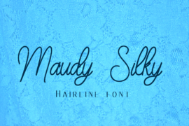 Maudy_silky_line Font
