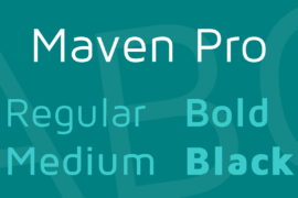 Maven Pro Font Family