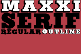 Maxxi Serif Font Family