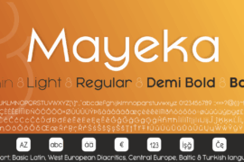 Mayeka Font Family