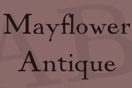 Mayflower Antique Font