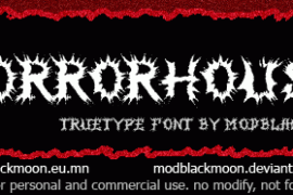MB-HorrorHouse Font