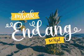 mbak Endang Demo Font
