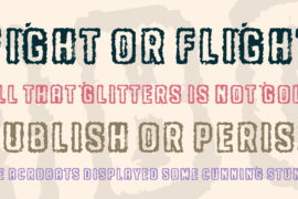 Me and your mother Font