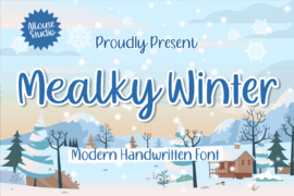 Mealky Winter Demo Font