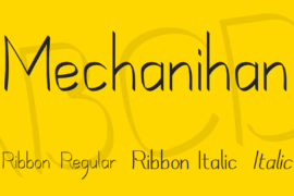 Mechanihan Font Family