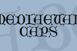 Mediaeval Caps Font