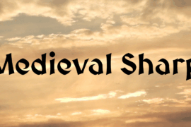 Medieval Sharp Font Family