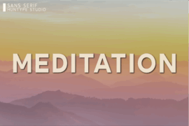 Meditation Font