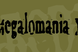 Megalomania X Font