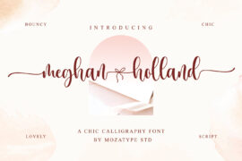 meghan holland Font