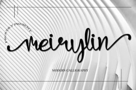 Meirylin – Personal Use Font