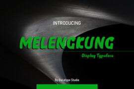 Melengkung Font