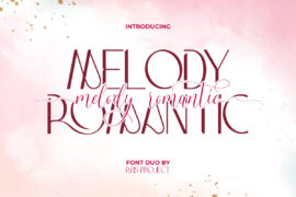 Melody Romantic Demo Font Family