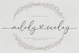 Melody Sunday Font