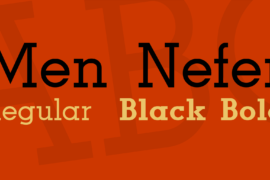 Men Nefer Font Family