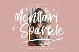 Menttari Sparkle Font Family