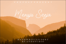 Menuju Senja Font