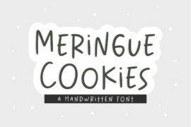 Meringue Cookies Font