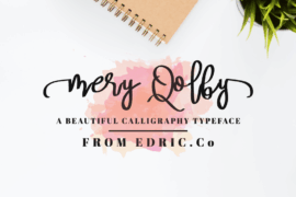 Mery Qolby Demo Font Family