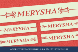 Merysha Font Family