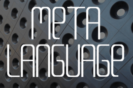 Meta Language Font
