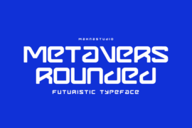 Metavers Rounded Font