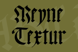 Meyne Textur Font