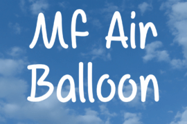 Air Balloon Font