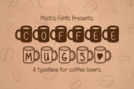 MF Coffee Mugs Font Family