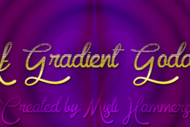 Gradient Goddess Font