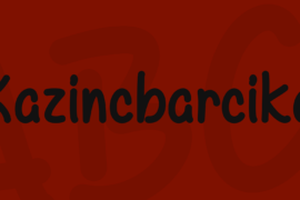 Kazincbarcika Font