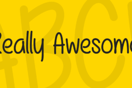 Really Awesome Font