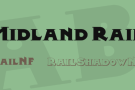 Midland Rail Font Family