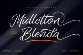Midletton Blenda Font Family