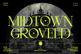 Midtown Groveed Font
