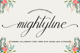 Mightyline Font