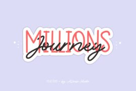 Millions Journey Demo Font Family