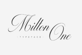 Milton One Font Family