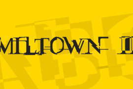 Miltown II Font