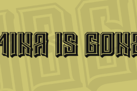 Mina is gone Font Family