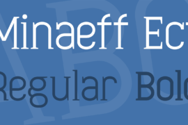 Minaeff Ect Font Family