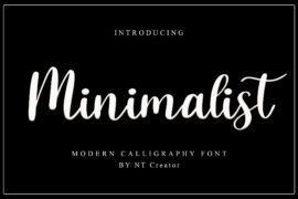 Minimalist Font