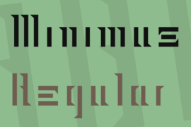 Minimus Font