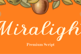 Miralight Demo Font