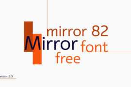 mirror 82 Font