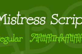 Mistress Script Font Family