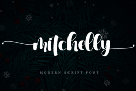 mitchelly – Personal use Font