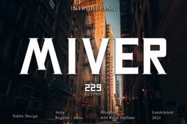 Miver – Personal Use Font