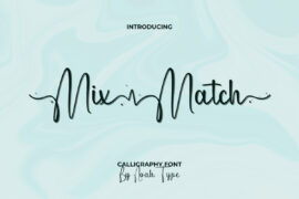 Mix Match Demo Font